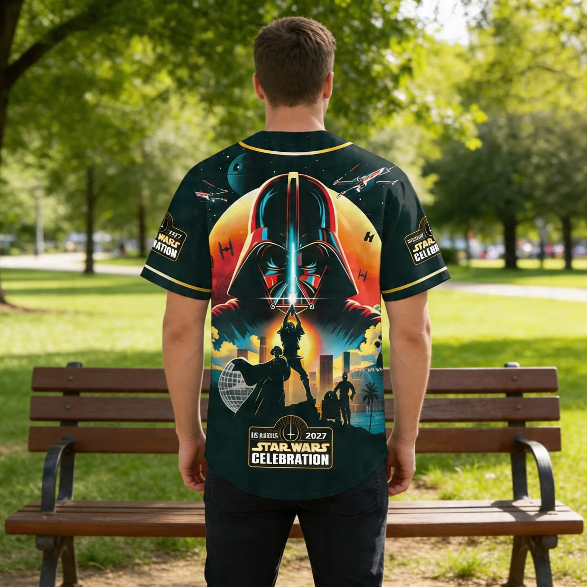 Stwa 50th Anniversary Space Celebration - Personalized Baseball Jersey - Gift For Movie Fans BA01