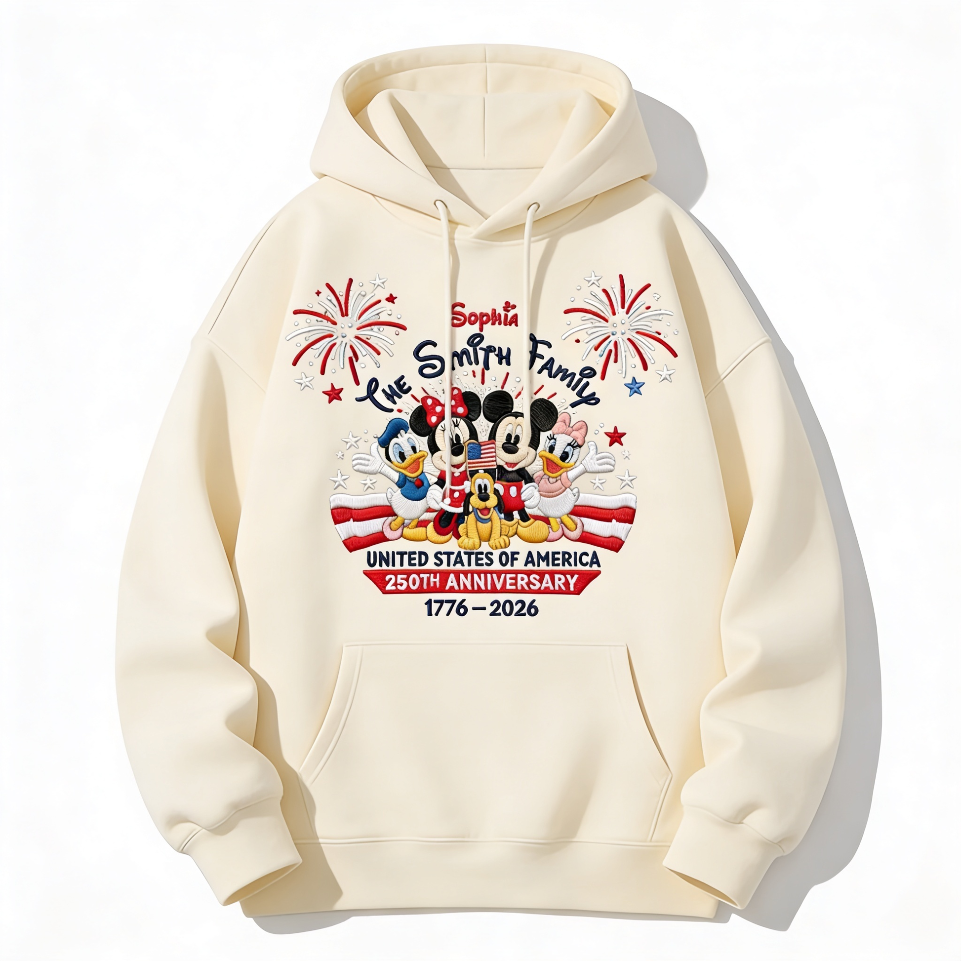 MkMo 250th Anniversary With Funny Family - Personalized All Over Shirt - Independence Gift For Movie Fans