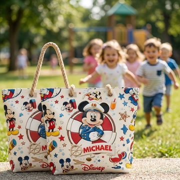 Summer Vacation With Magical Cruiser - Personalized Beach Bag - Vacation Gift For Movie Fans - MkMo