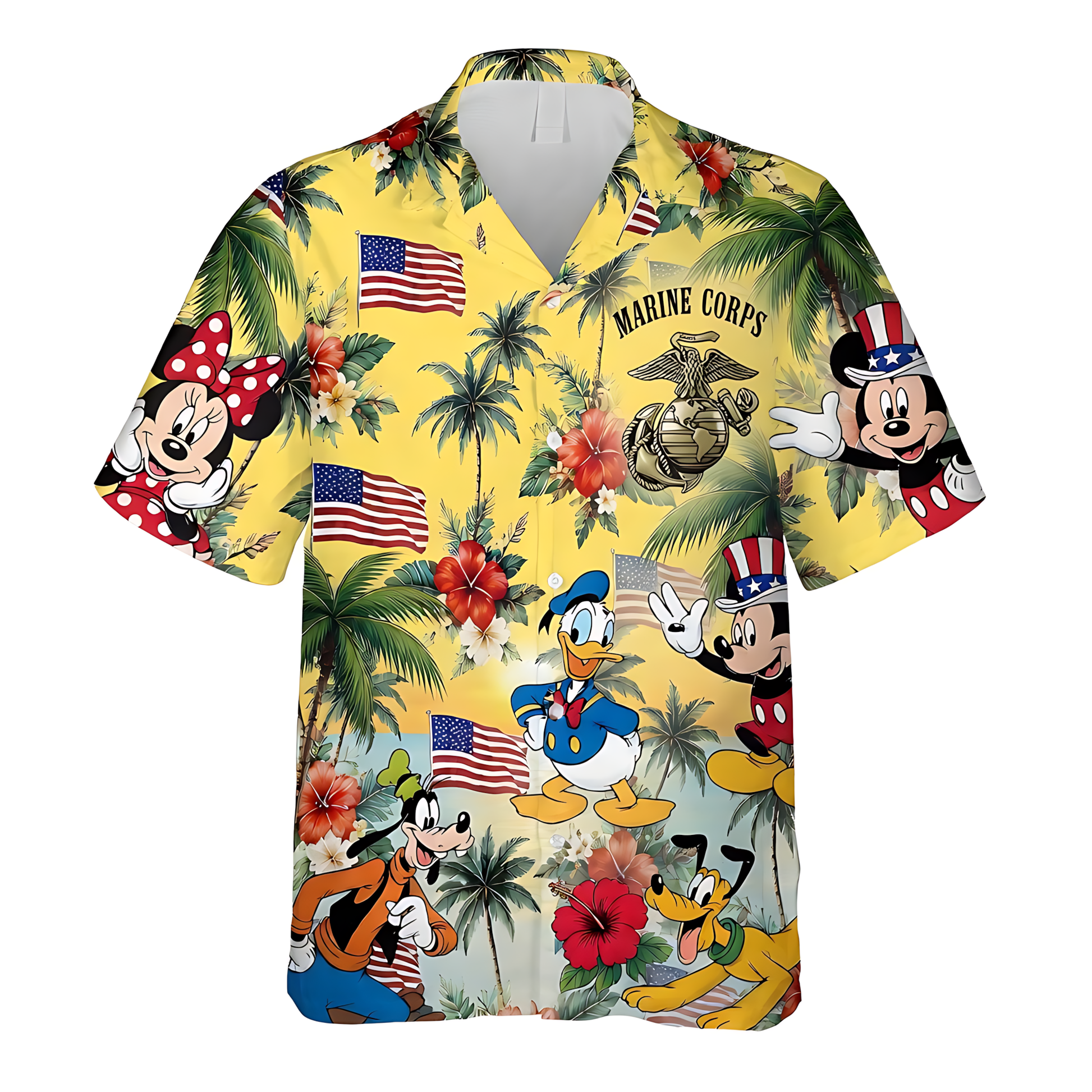 MkMo 250th Anniversary With Magical Friends - Personalized Hawaiian Shirt - Independence Gift For Movie Fans - image 5