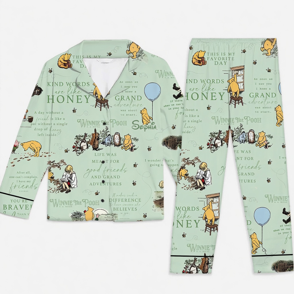 DSNY Honey Bear This Is My Favorite Day - Celebrate 100th Anniversary - Personalized Pajama - Gift For Movie Fans HH01