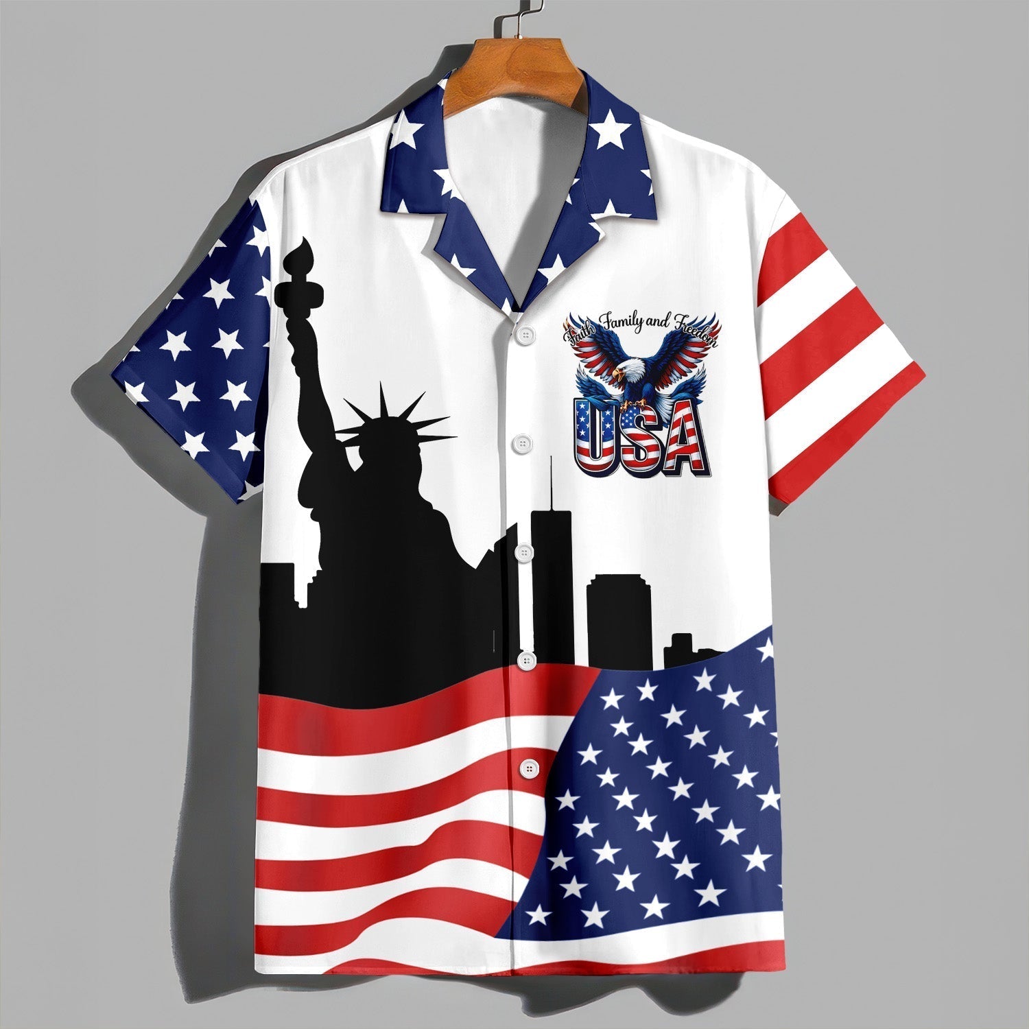 America 250 Years - Personalized Hawaiian Shirt - Gift for Dad, Husband, Grandpa HN02 - image 5