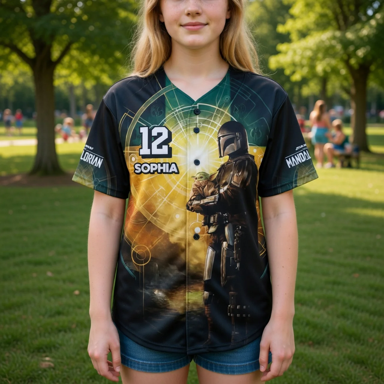 Stwa Galactic Tracker - Personalized Baseball Jersey For Adult, Kid, Toddler - Gift For Movie Fans HH01