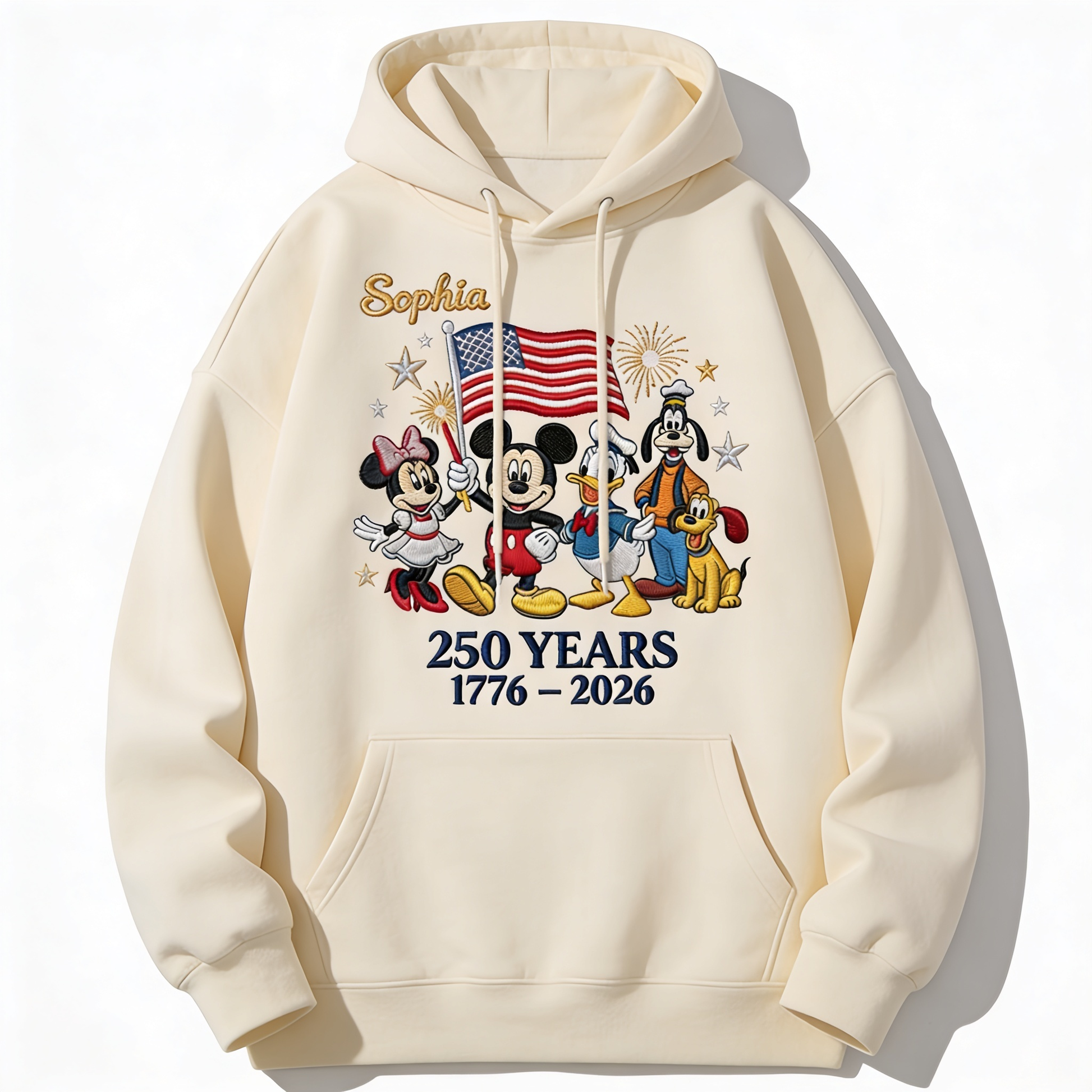 MkMo 250th Anniversary Magical Mouse With Friends - Personalized All Over Shirt - Independence Gift For Patriots, Movie Fans