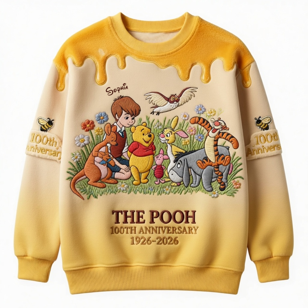 DSNY Honey Bear 100 Years Of Friendship - Personalized All Over Shirt - Gift For Movie Fans HH01