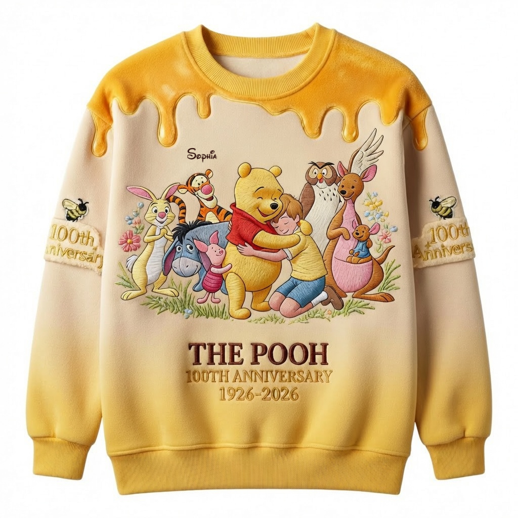 DSNY Honey Bear Celebrate Our 100th Anniversary - Personalized All Over Shirt - Gift For Movie Fans HH01