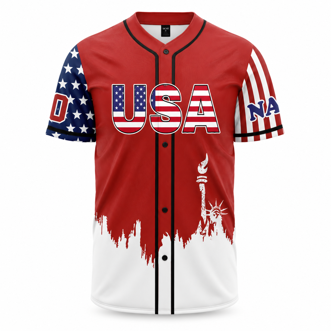 America Love It Or Leave It Bald Eagle - Personalized Baseball Jersey - Gift For Patriots - image 5