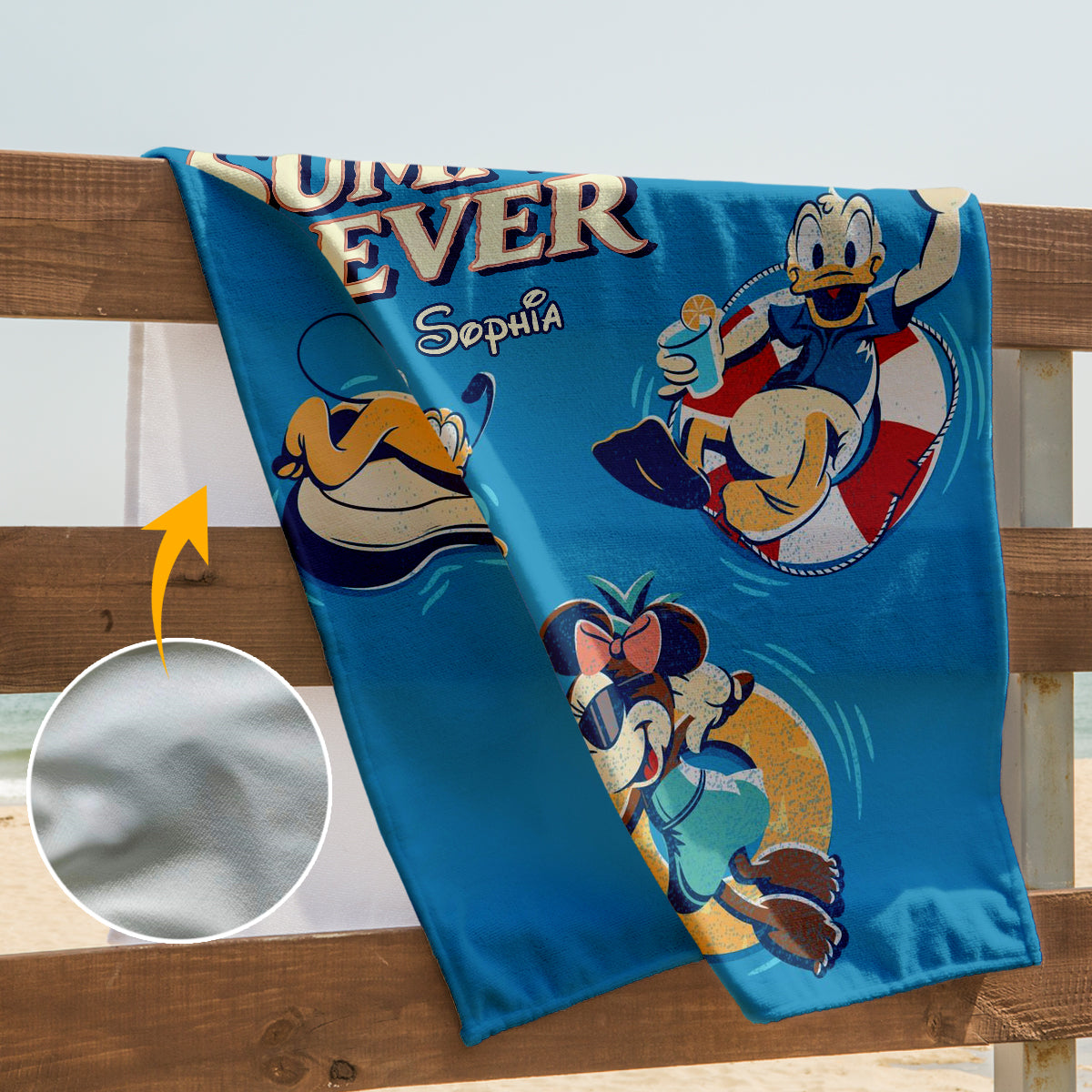 MkMo Best Summer Ever - Personalized Beach Towel - Vacation Gift for Travelers HH01 - image 8