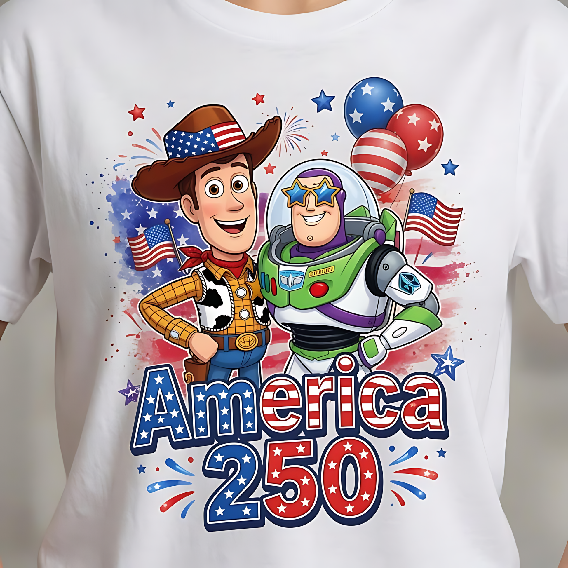 250th America Anniversary With Cowboy And Green Warrior - Personalized Shirt - Independence Gift For Movie Fans - DSNY - image 6