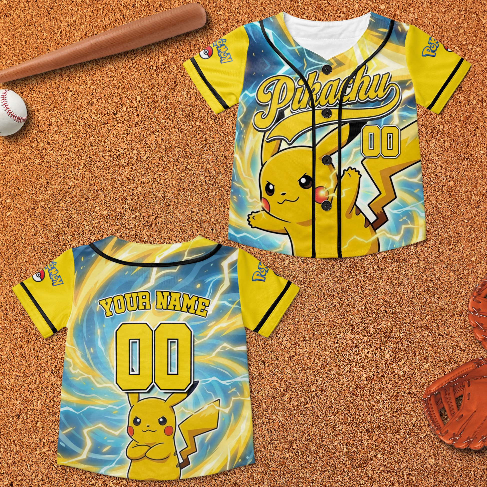 PoMo Celebrate 30 Years Of Catching Them All - Personalized Baseball Jersey - Anniversary Gift For Movie Fans BA01