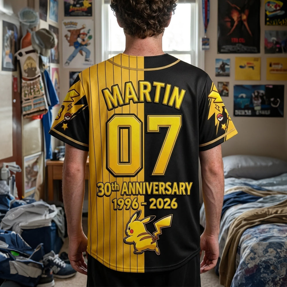 PoMo Celebrate 30th Anniversary - Personalized Baseball Jersey For Kid, Youth, Adult - Gift For Movie Fans NL122