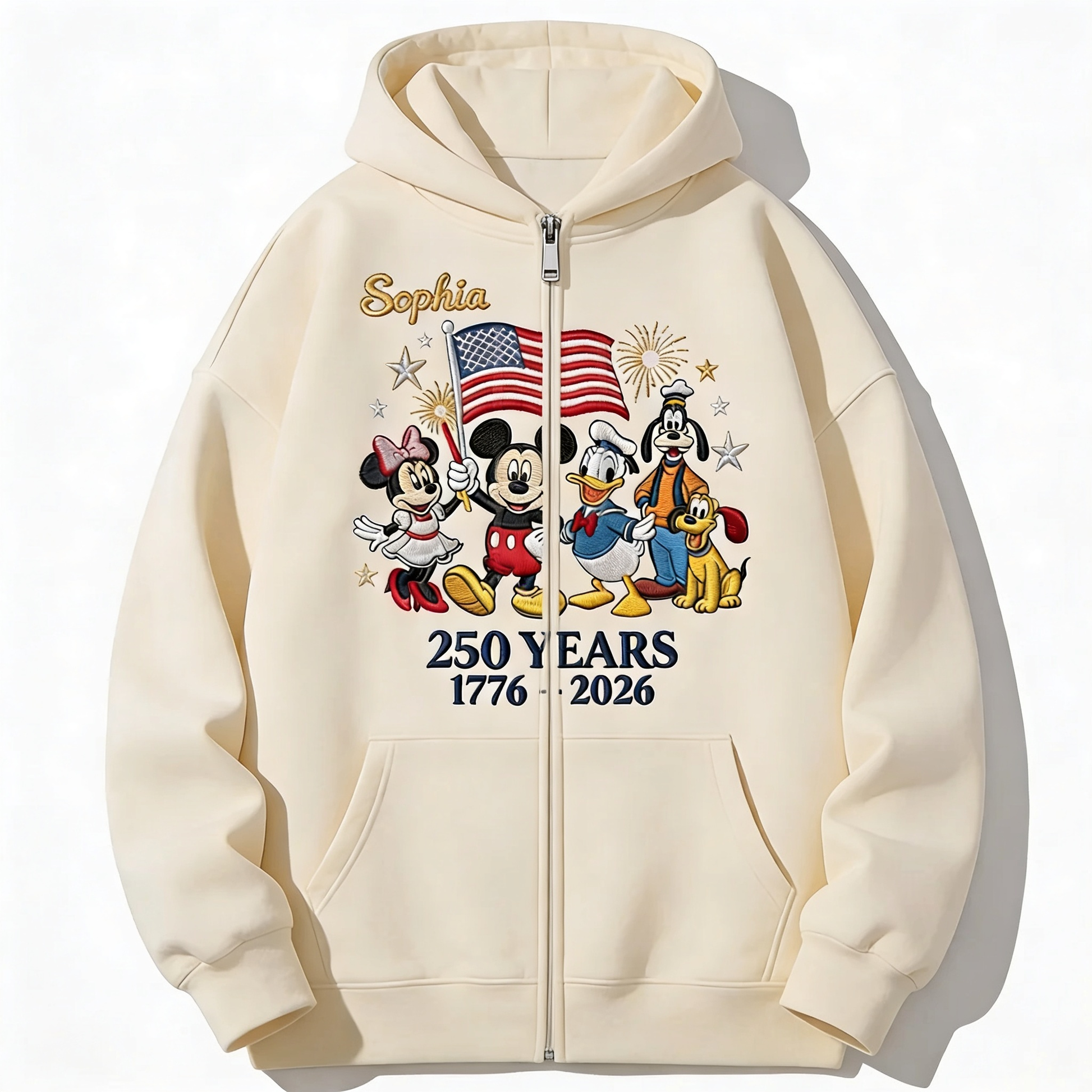 MkMo 250th Anniversary Magical Mouse With Friends - Personalized All Over Shirt - Independence Gift For Patriots, Movie Fans