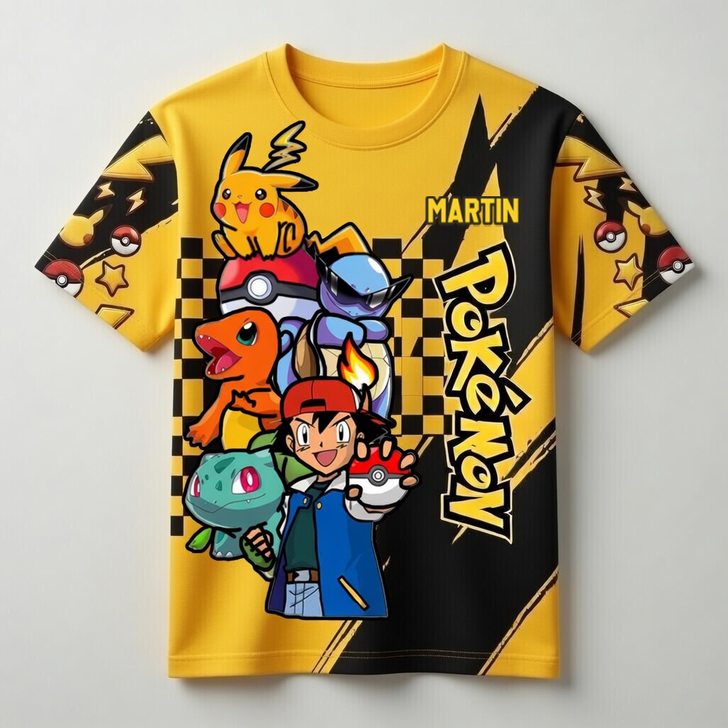 PoMo Celebrate 30 Years Of Catching Them All - Personalized All Over Shirt - Anniversary Gift For Movie Fans HH01