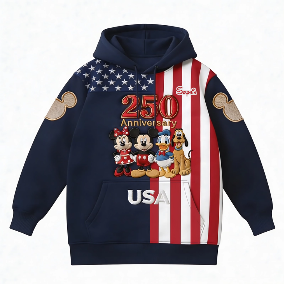 MkMo 250th Anniversary With Funny Friends - Personalized All Over Shirt - Independence Gift For Movie Fans