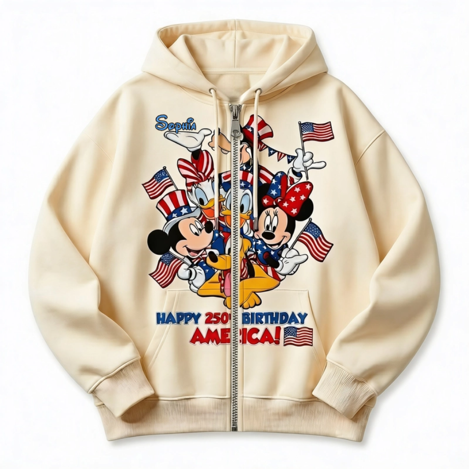 MkMo Happy 250th Birthday America - Personalized All Over Shirt - Independence Gift For Movie Fans BA01