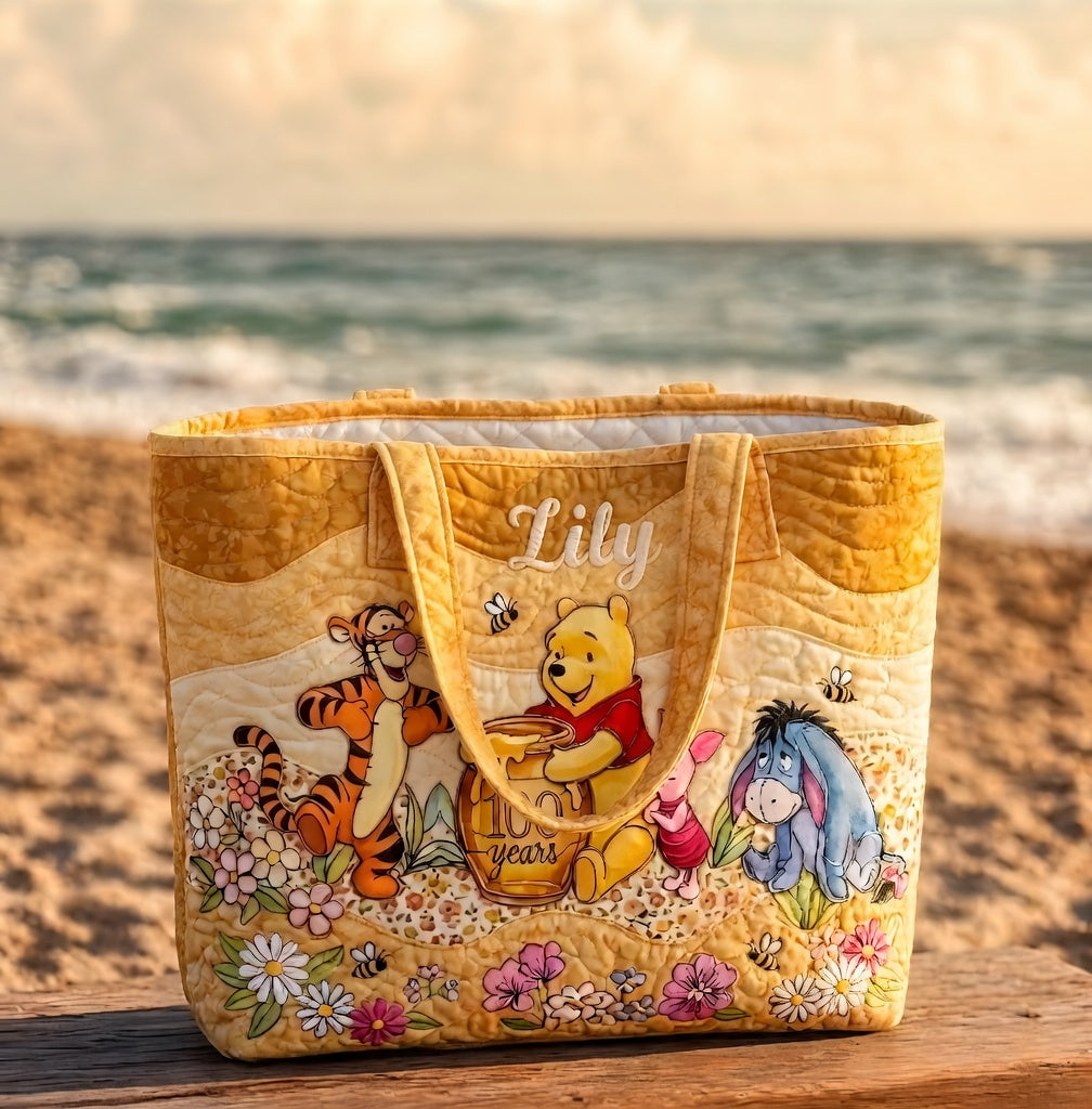 Honey Bear And Friends 100th Anniversary - Personalized Quilted Tote Bag - Gift For Movie Fans - DSNY - image 4
