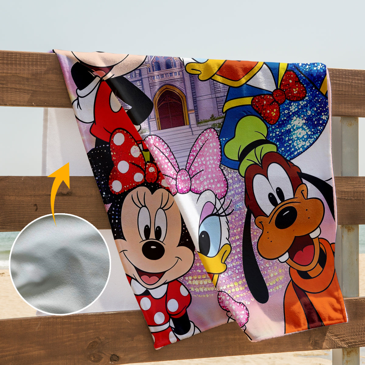 Magical Friend - Personalized Beach Towel/ Bath Towel - Gift For Fan Movies - MkMo - image 6