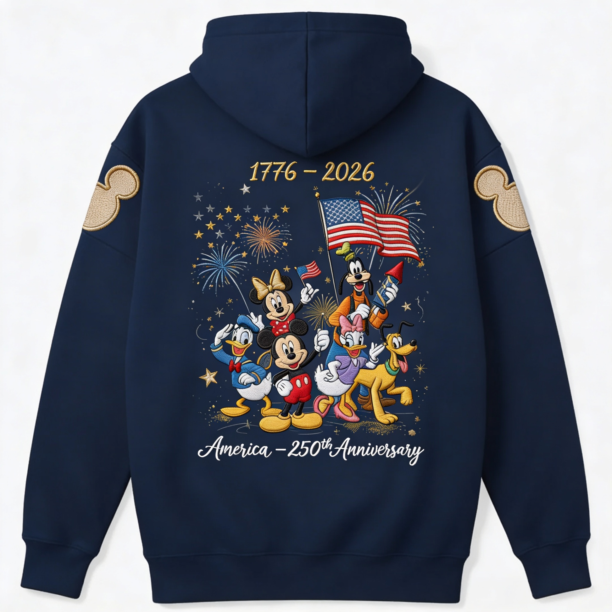 MkMo 250th Anniversary With Funny Friends - Personalized All Over Shirt - Independence Gift For Movie Fans