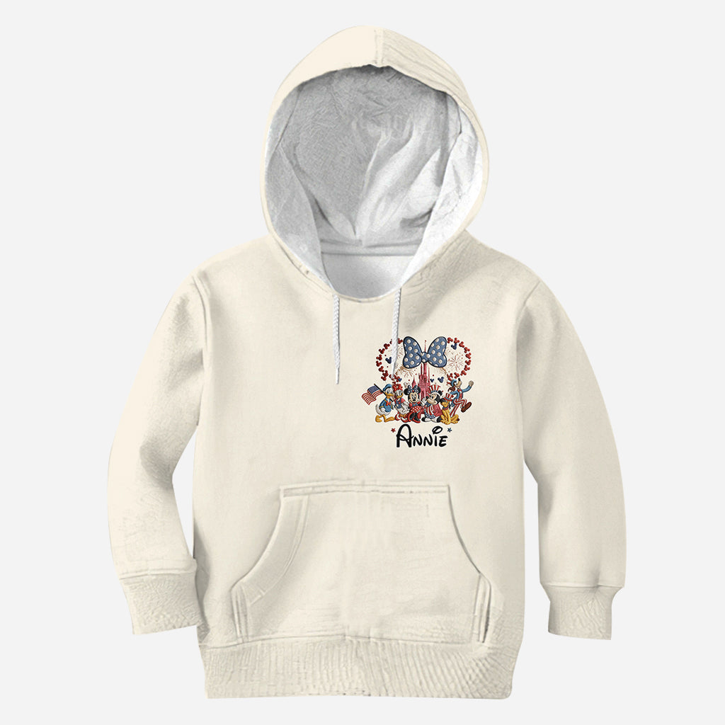 MkMo 250 Years American Mouse - Personalized Hoodie And Leggings - Gift For Her, Movie Fans BA01