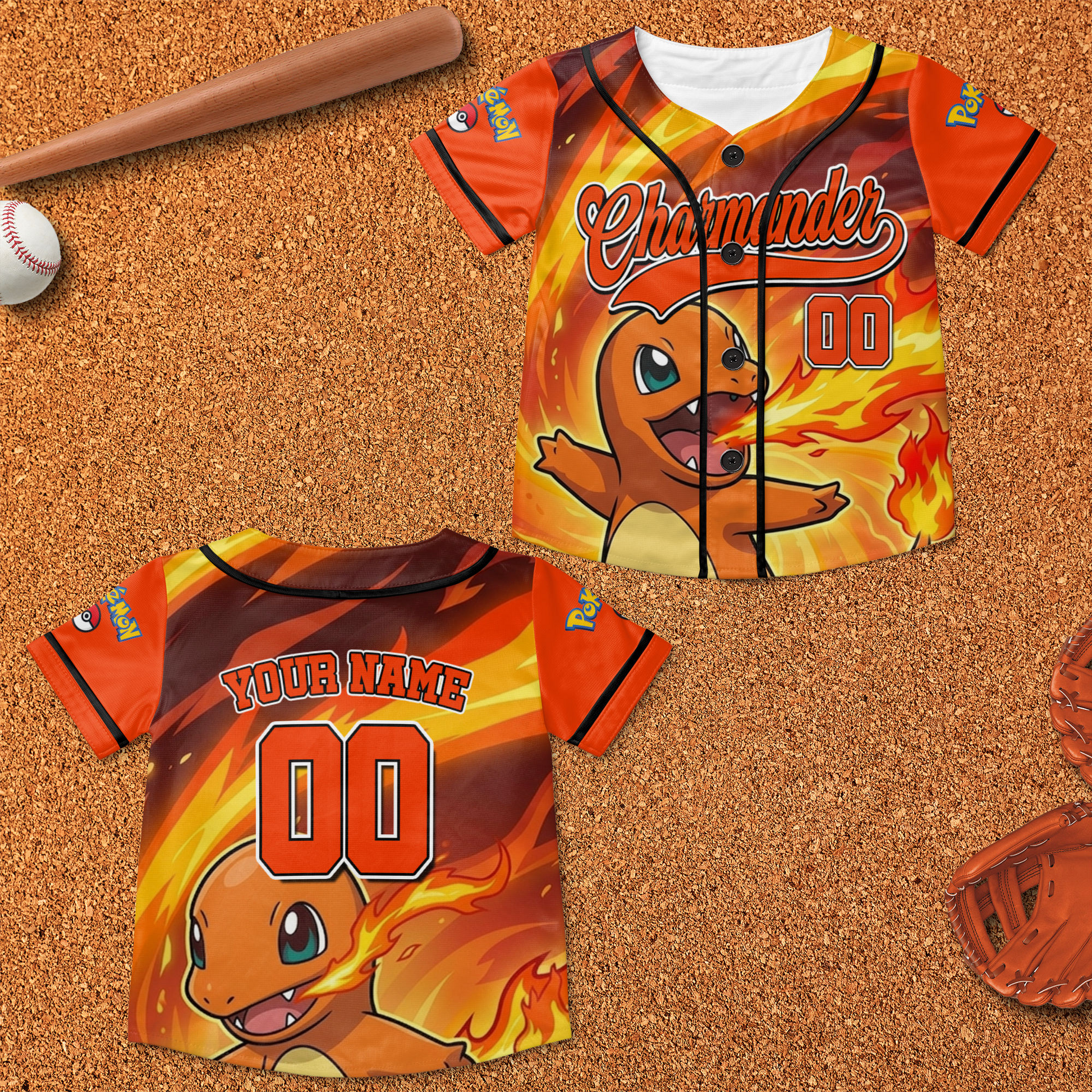 PoMo Celebrate 30 Years Of Catching Them All - Personalized Baseball Jersey - Anniversary Gift For Movie Fans BA01