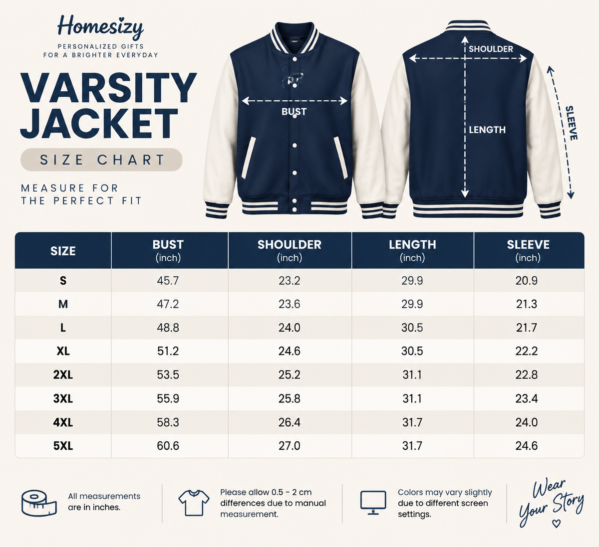 Happiness Is A Warm Hug - Personalized Varsity Jacket - Gift For Movie Fans
