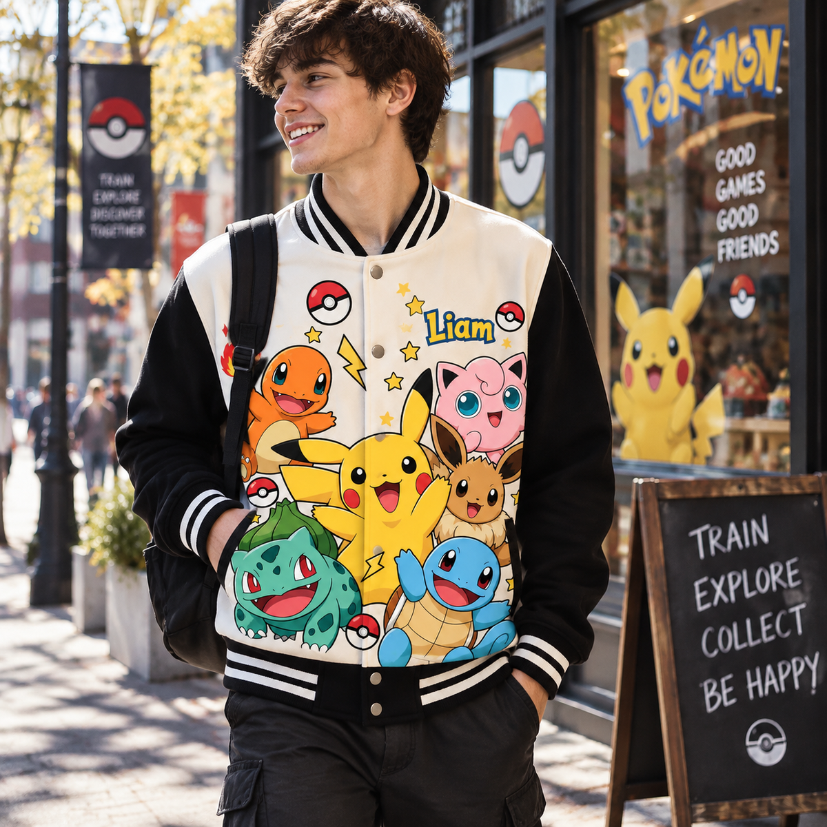 Fantasy Pals - Personalized Varsity Jacket - Gift For Movie Fans