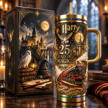 HaPo Wizard 25 Years Of Magic Gifts For Fan Movies - Personalized Tumbler DN2509261948