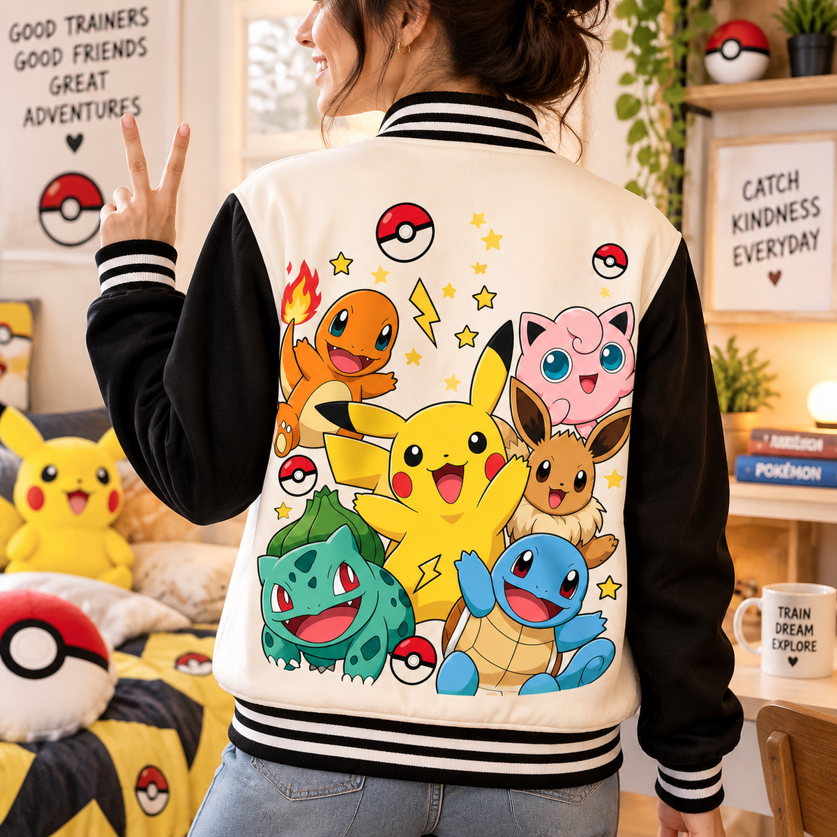 Fantasy Pals - Personalized Varsity Jacket - Gift For Movie Fans