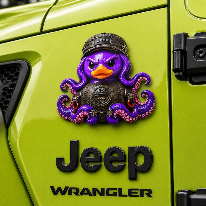 Jeep 85th Anniversary Octopus Duck Acrylic Magnet TN2608271506