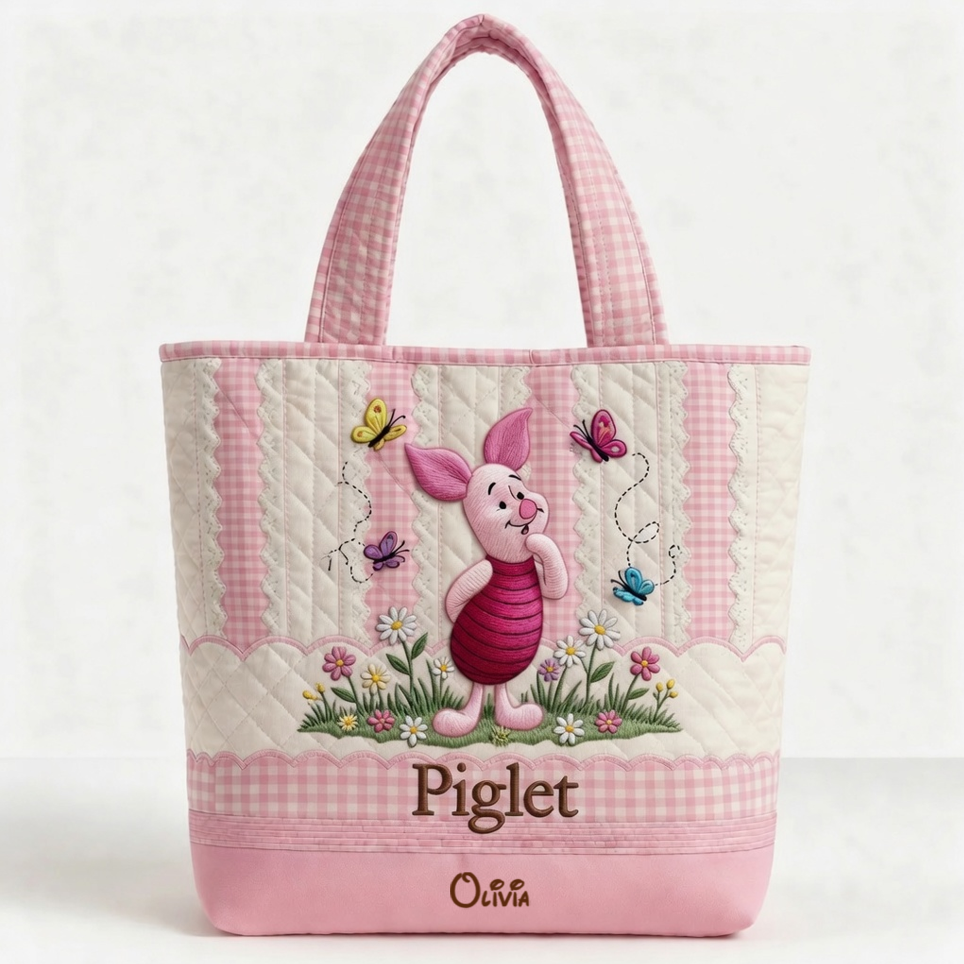 Just Loves Honey Bear And Friends - Personalized Quilted Tote Bag - Gift For Her - DSNY HH01 - image 7