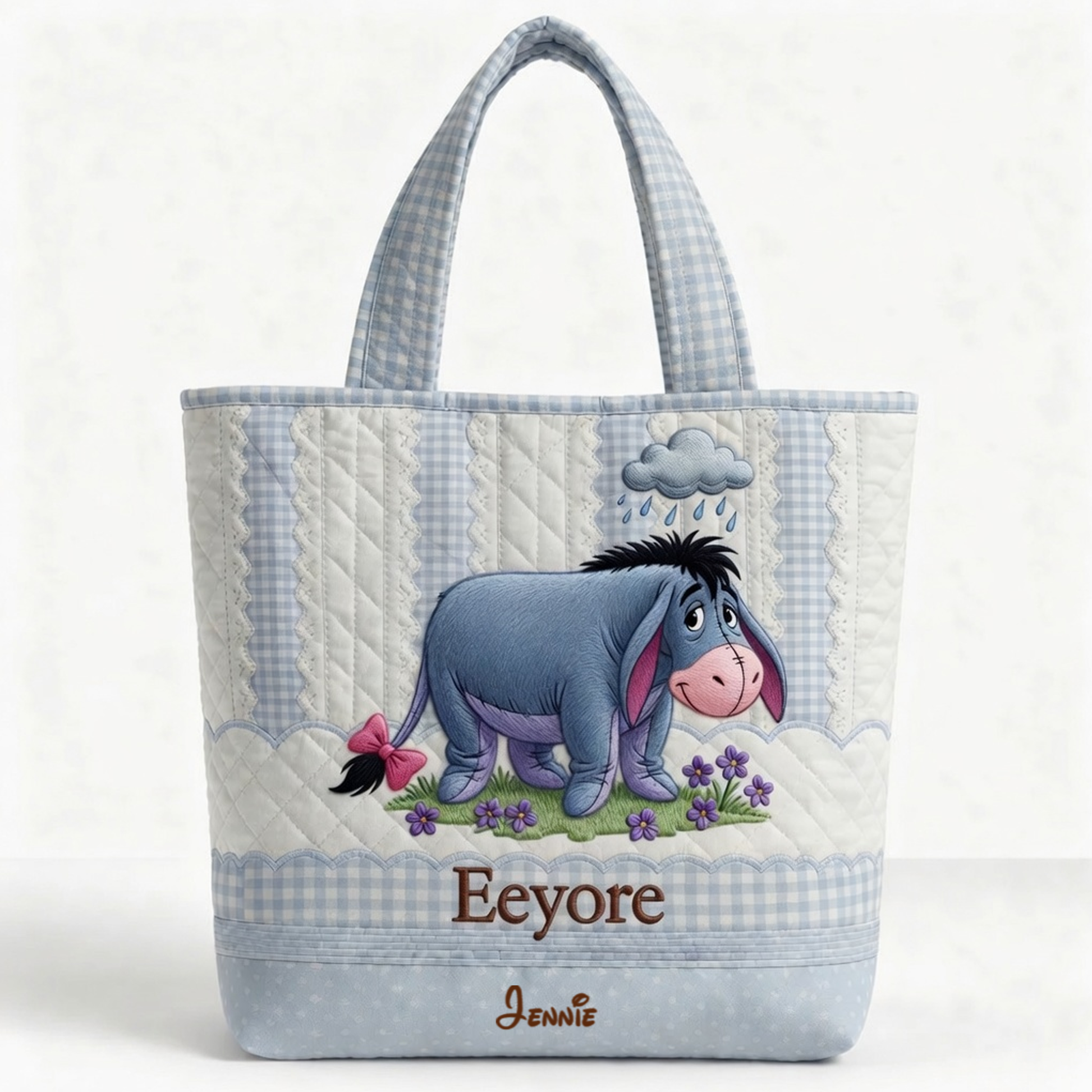 Just Loves Honey Bear And Friends - Personalized Quilted Tote Bag - Gift For Her - DSNY HH01 - image 8
