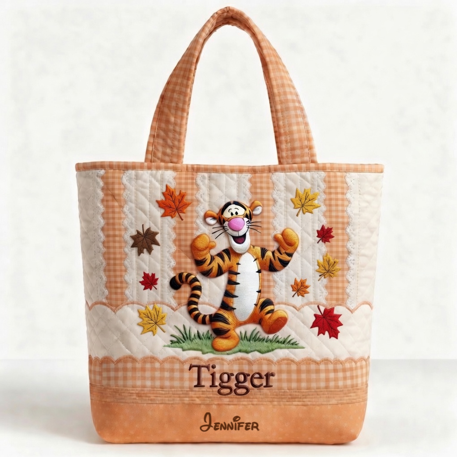 Just Loves Honey Bear And Friends - Personalized Quilted Tote Bag - Gift For Her - DSNY HH01 - image 9