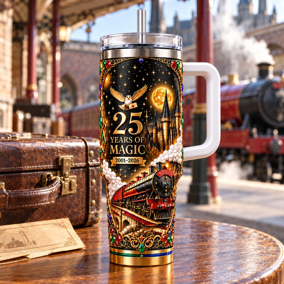 HaPo Wizard 25 Years Of Magic Gifts For Fan Movies - Personalized Tumbler DN1610261054