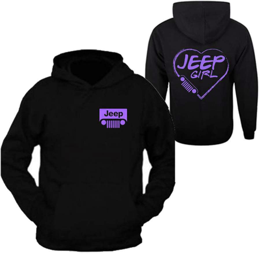 Jeep Girl Heart Hoodie All Sizes - image 8