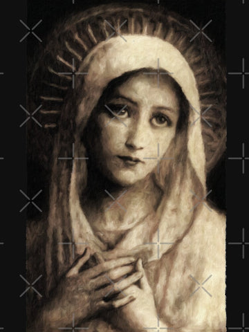Vintage Virgin Mary Painting Classic T-Shirt