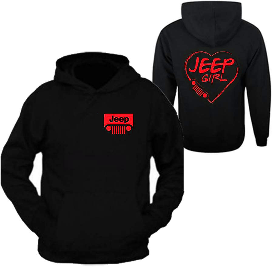 Jeep Girl Heart Hoodie All Sizes - image 5