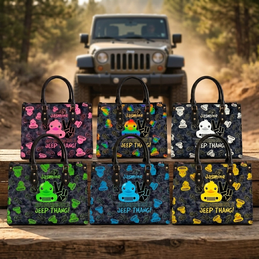 [Free delivery] Jeep Thang Personalized Leather Bag + Free Matching Wallet TN2407261658