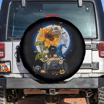 Jeep Sunflower Halloween Automotive Spare Tire Cover DN0408261628