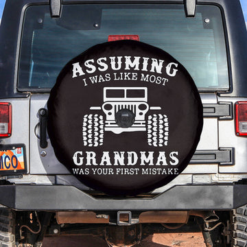 Jeep Tire Covers - Jeep Spare Tire Cover Assuming I Was Like Most Grandmas NO.368 LT8 - image 2