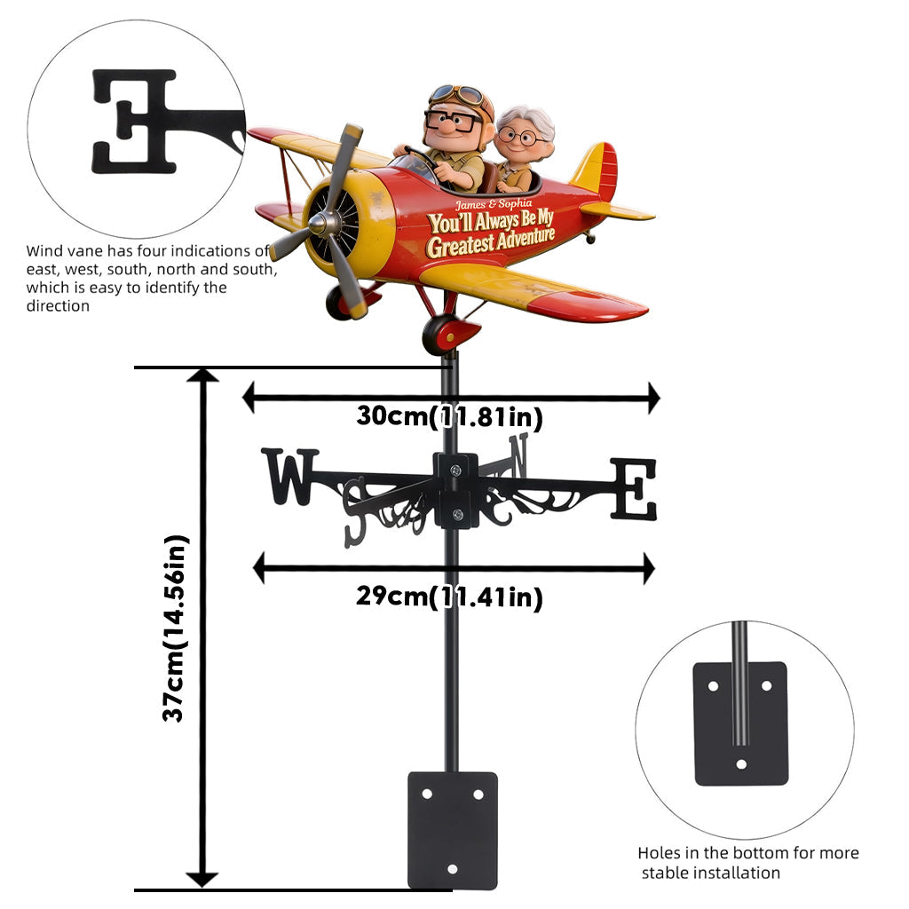 Spooky Witch Trio Halloween Outdoor Roof Garden Decor Gift For Family - Personalized Weather Vane VD01