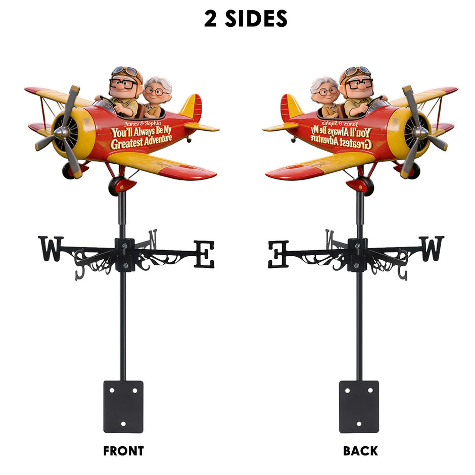 Spooky Witch Trio Halloween Outdoor Roof Garden Decor Gift For Family - Personalized Weather Vane VD01