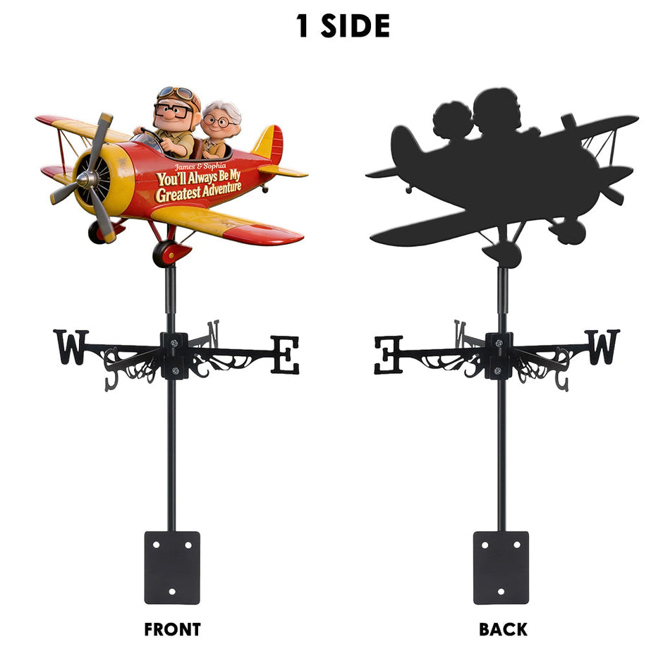 Spooky Witch Trio Halloween Outdoor Roof Garden Decor Gift For Family - Personalized Weather Vane VD01