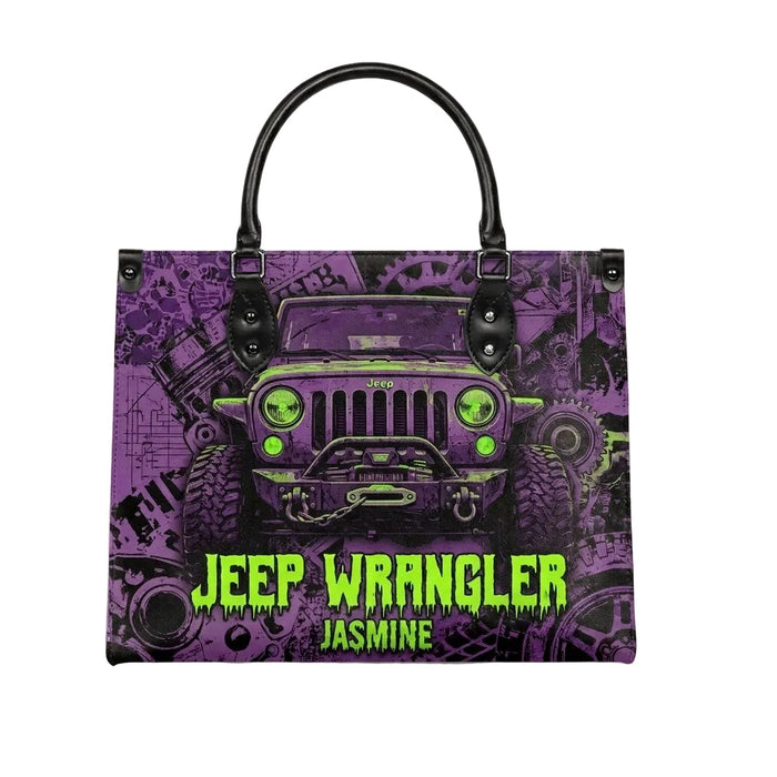 Jeep Wrangler Personalized Leather Bag + Free Wallet-DN2310261133