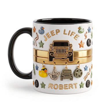 Jeep Life Personalized Coffee Mug DN1408261639