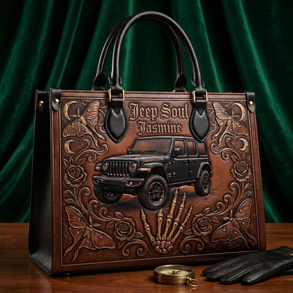 Jeep Soul Personalized Leather Bag + Free Wallet TN2407261355