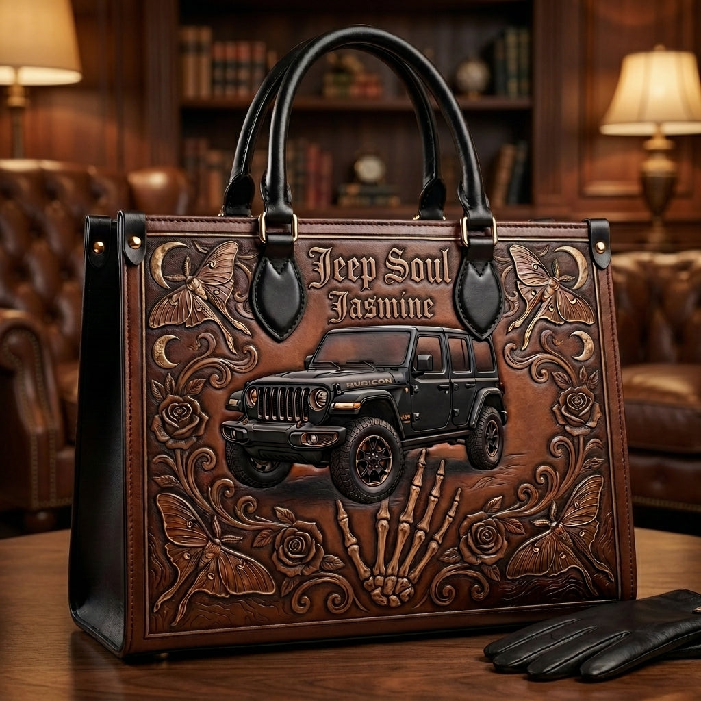Jeep Soul Personalized Leather Bag + Free Wallet TN2407261355