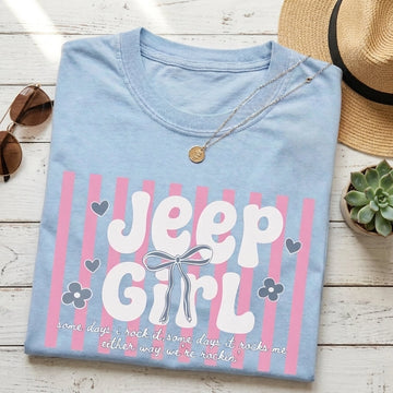 Adorable Jeep Girl T-Shirt TN2407261016