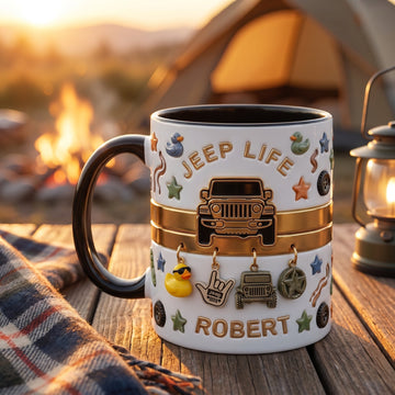 Jeep Life Personalized Coffee Mug DN1408261639