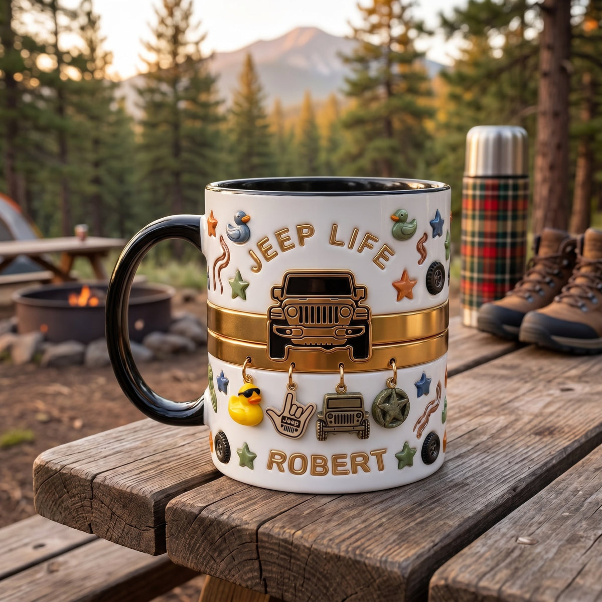 Jeep Life Personalized Coffee Mug DN1408261639
