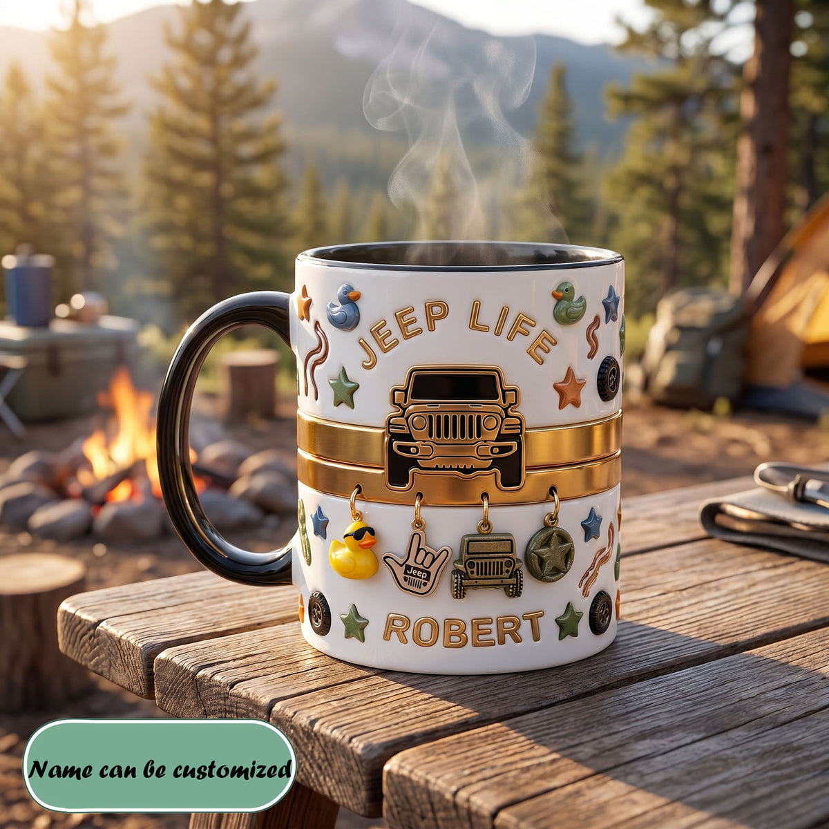 Jeep Life Personalized Coffee Mug DN1408261639